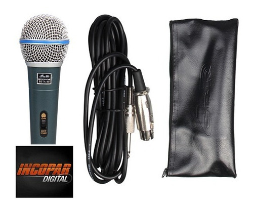 Microfono De Mano Gbr Beta49 Dinamico Con Cable Y Estuche