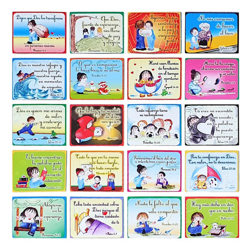 Promesas Biblicas Para Bendecir Pack X20 Unidades