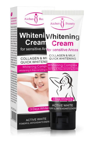 Crema Aclarante Corporal Zona Intima Axilas Codos Rodillas