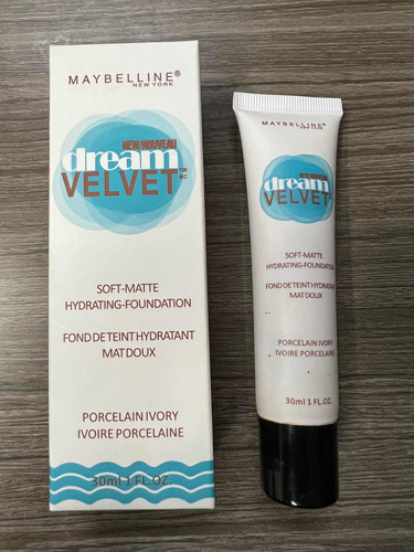 Base Líquida Maybelline Dream Velvet Tono Claro Maquillaje