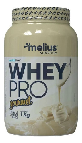 Whey Pro Gourmet (1kg) Sabor Creme De Choc. Branco Creme Chocolate Branco