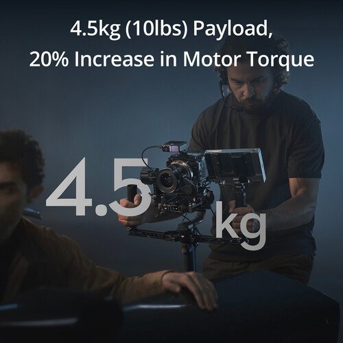 Estabilizador Dji Rs 4 Pro combo para cámara color negro