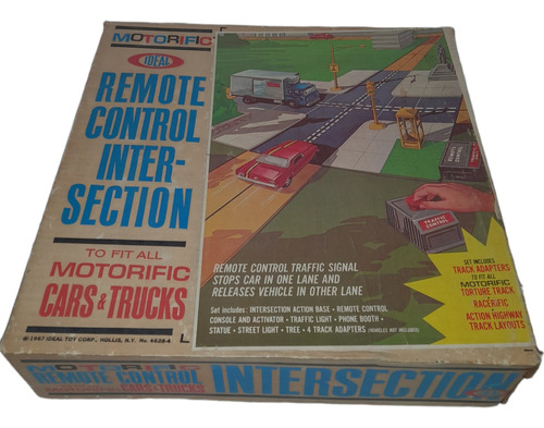 Motorific Remote Control Intersection Ideal Toy Pista 1967