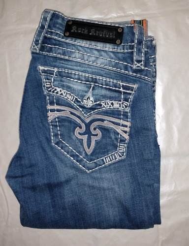 Rock Revival Dama Capri Jeans Talla 28