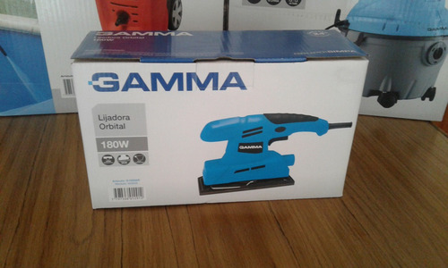 Imagen 3 de 10 de Lijadora orbital Gamma G1920 celeste 50Hz 180W 220V