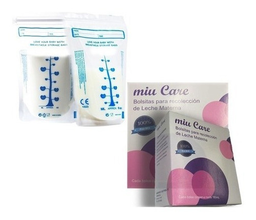 Miu Care Bolsas Para Recolección De Leche Materna 15 Un.