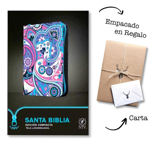 Biblia Ntv Compacta Lavanda Azul