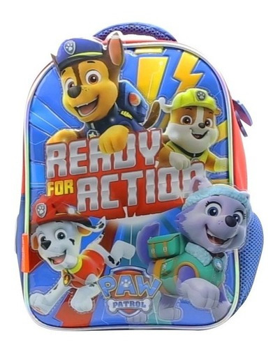 Mochila Paw Patrol Escolar Patrulla Canina Infantil