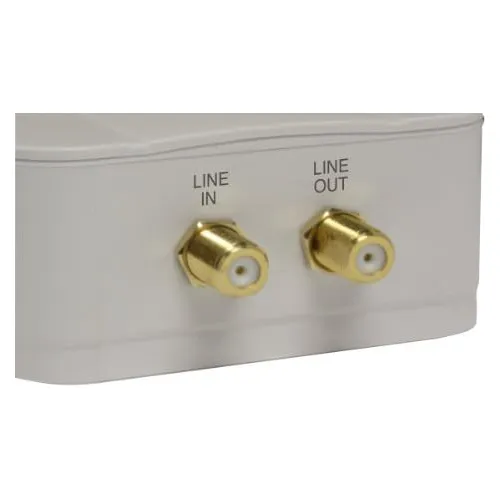 Enchufe Directo Y Coaxial De 2 Tomas Md2c