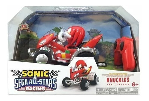 Sonic Sega All Stars Racing C/r Knuckles 612 4moto Mod.nuevo