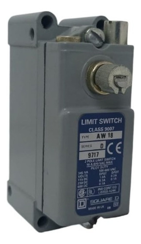 Limit Switch, 9007, 600 Vac 10amp Aw +options