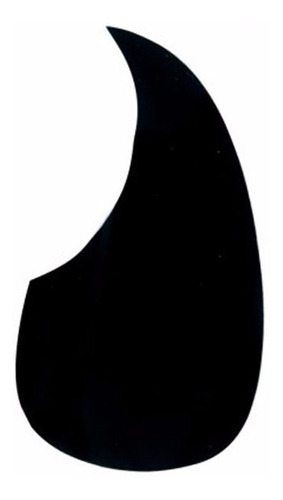 Escudo Para Violão Ronsani Modelo Gota Black Preto