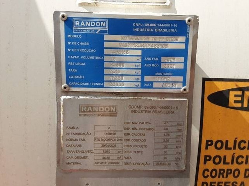 Imagem 9 de 10 de Carreta Tanque Randon 2021 Okm Dianteiro 26.000l 26m3