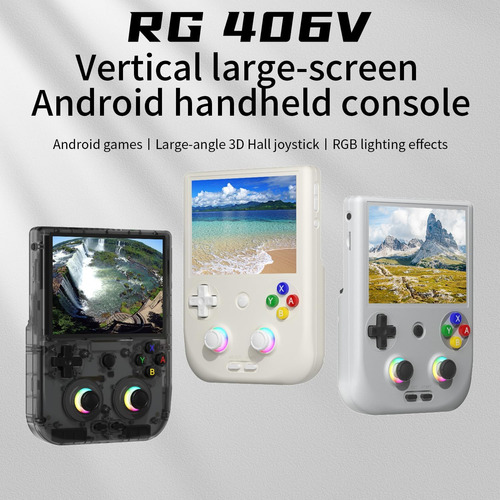 Consola De Jogos Portátil Retro Rg406v, Android 13 Os Os Tf