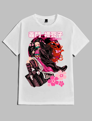 Remera Unisex: Demon Slayer, Nezuko Kamado - #k