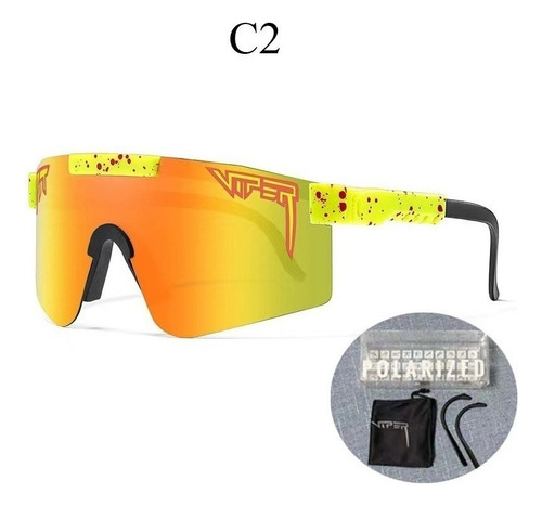 Lazhu New Pit Viper Ciclismo Gafas De Sol Polarizadas Uv400