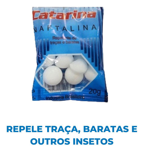 Cartela Naftalina Evita Praga Traças E Baratas Cartela 5 Un