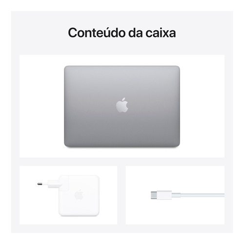 Imagem 6 de 6 de Apple Macbook Air (13 polegadas, 2020, Chip M1, 512 GB de SSD, 8 GB de RAM) - Cinza-espacial
