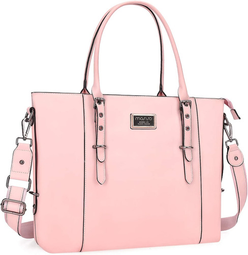 Cartera De Piel Sintetica Mosiso Portatil P/mujer 41cm - 15