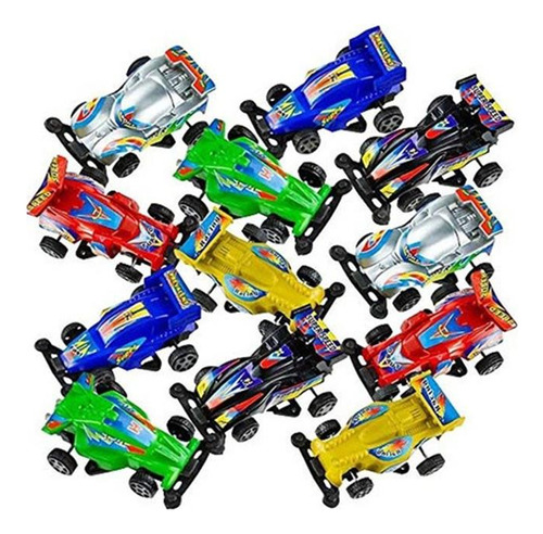 Carros  De Carreras De 2.5in 12 Unidades Colores Variados