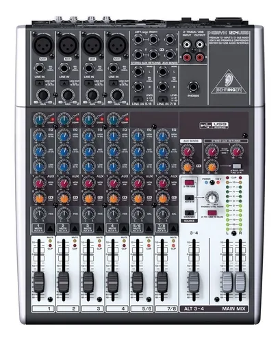 Consola De Audio Behringer Xenyx X1204 Usb 12 Canales