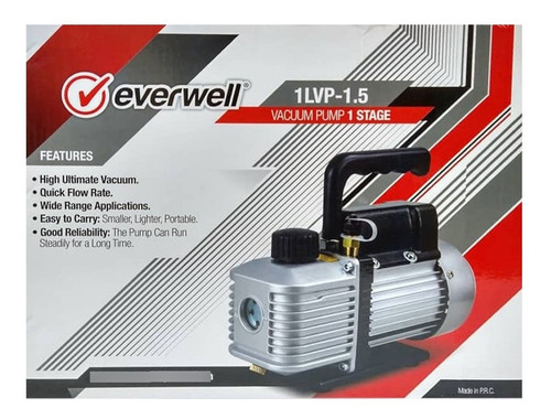 Imagen 6 de 6 de Bomba De Vacio Para Refrigeracion 2cfm 1/4hp 110volt