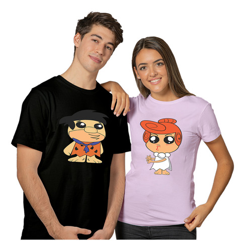 Playera Pareja Duo Diseño De Piedra Amor