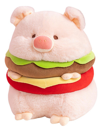 Peluche De Hamburguesa Para Abrazar, Juguete Suave Y 40cm
