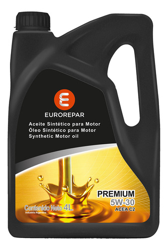 Aceite Eurorepar Sintetico 5w30 Bidon 4 Litros