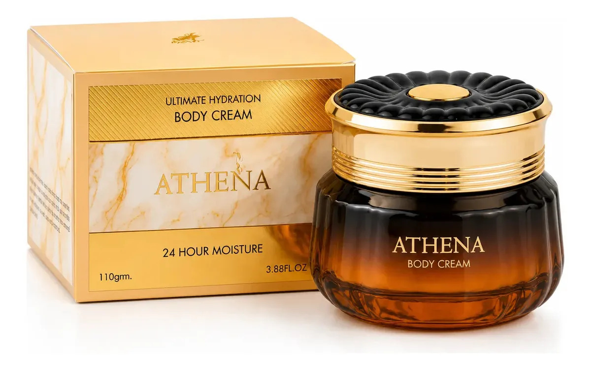 Frasco do perfume Pasta Corporal Body Cream Athena Maison Alhambra 110g Baunilha