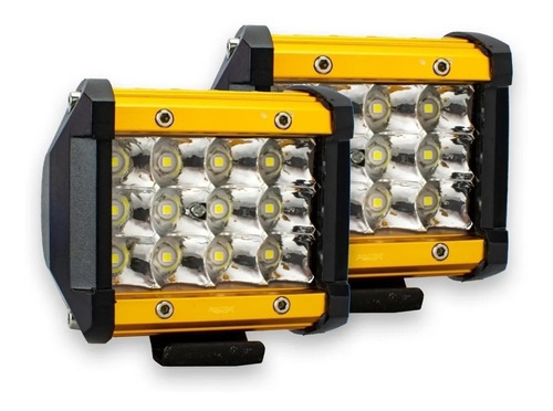 Par Faro 12 Hiper Led Dually Varios Colores C/estrobo Auxil