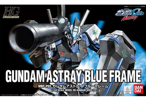 Bandai Model Kit Hg Gundam Astray Blue Frame Gundam Seed