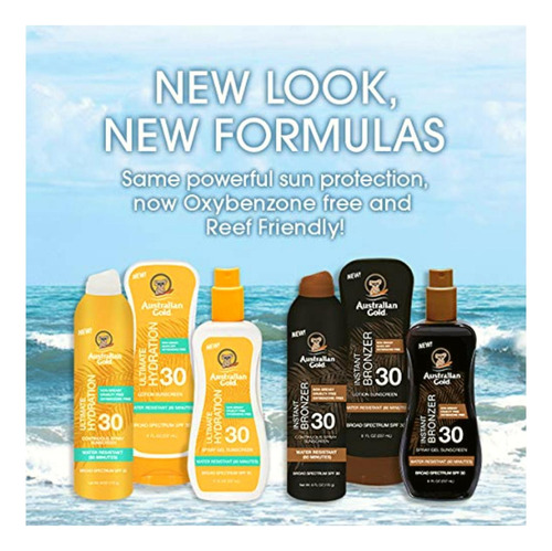 Australian Gold Dark Tanning Accelerator Spray Gel,