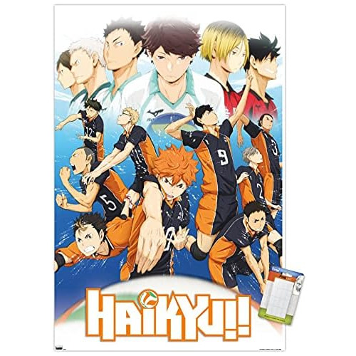 Póster De Pared Haikyu-key Art 2, 22.375  X 34 , Póst...