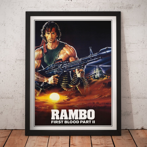 Cuadro Peliculas - Rambo - Poster Movie Original