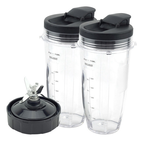 Para Ninja, 2 Vasos De 24 Oz Con Tapa Para Llevar, Hoja De 7