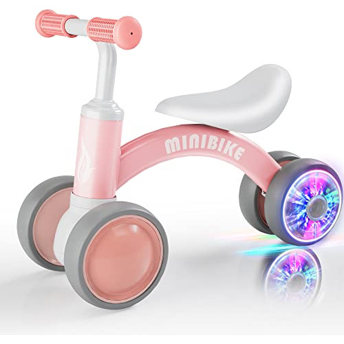 Bicicleta De Equilibrio Para Bebés Con Iluminación Colorida 