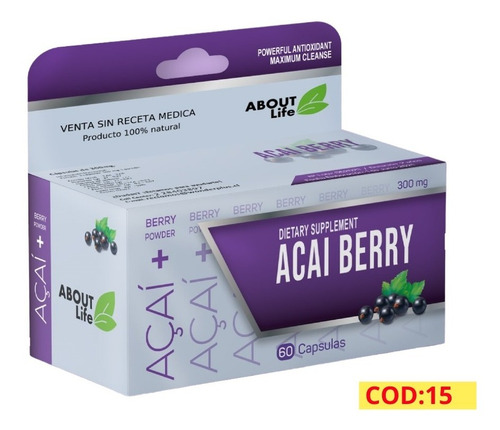 Pastillas Control De Peso Acai Berry