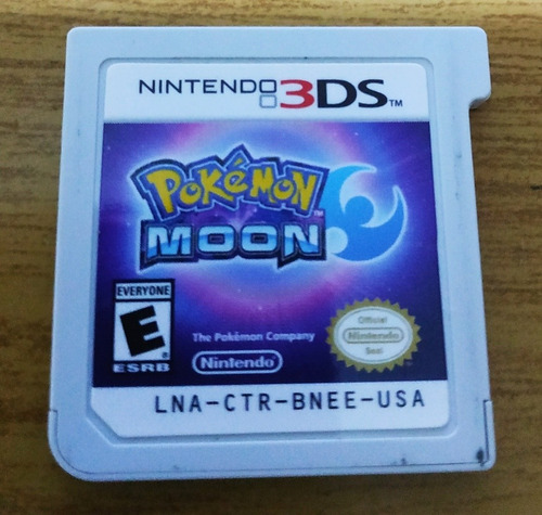 Pokémon Moon Solo Cartucho Región Usa En Español 