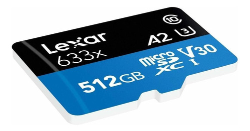 Cartão de memória Lexar LSDMI512GBBAP633A High-Performance 633x 512GB