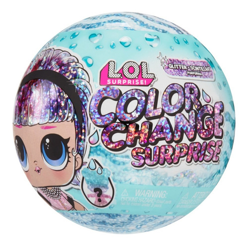 Lol Surprise Muñeca Color Change Con Glitter + Accesorios Ed