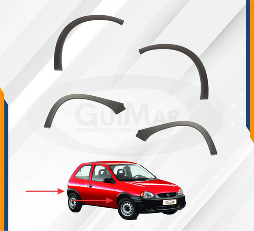 Moldura Arco-cantoneras Chevy Jgo 4 959697 98 9900 01 0203