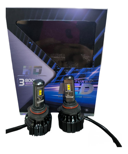 Ampolletas Led 9006 Turbo Csp 70w Real 7600lm Can Bus 12-24v