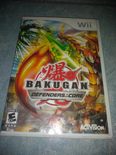 Nintendo Wii Video Juego Bakugan Defenders Of The Core Origi