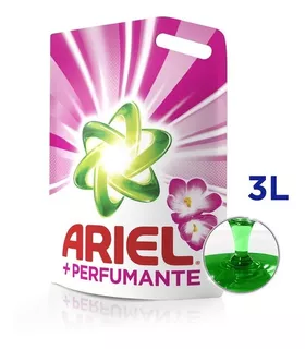 Jabon Liquido Ariel + Perfumante Pouch X 3 Lt Ariel +Perfumante Líquido - Refill - 3 L - Unidad - 1