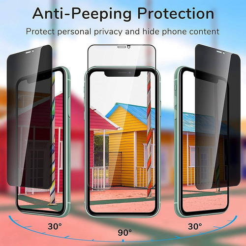 Imagen 3 de 6 de Protector De Vidrio Templado De Pantalla Y Lente- iPhone 11