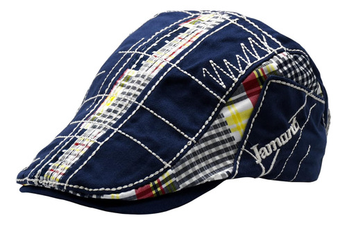 Korixine Hombres Gorra Newsboy Hebilla De Algodón Boina De