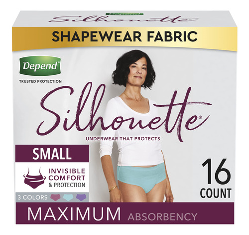 Depend Silhouette Incontinence - Ropa Interior Pequena (cint