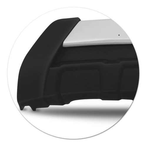 Defensa Plastica Gris Bepo Para Chevrolet S10 2012 / 2015