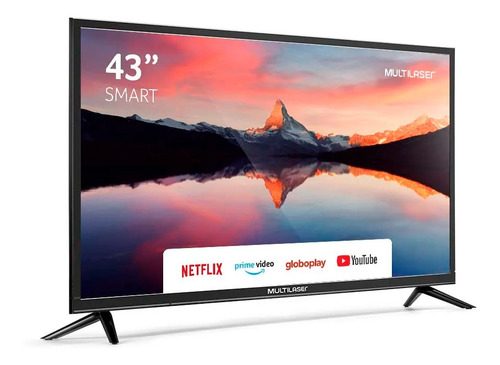 Smart Tv Led 43 Full Hd Multilaser Tl012 3 Hdmi 2 Usb Wifi